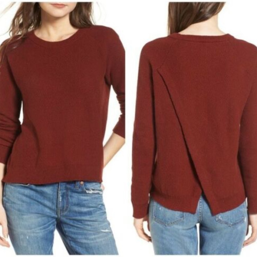 Madewell Women's Burnt Orange Sweater Size Medium